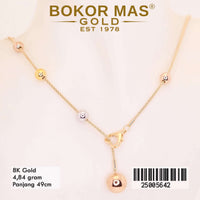 Kalung Emas Variasi Boba - 25005642 - 8K