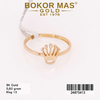 Cincin Emas Variasi Tanpa Permata - 24075413 - 8K