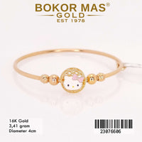 Gelang  Emas Kaku Anak Variasi Hellokity - 23076606 - 16K