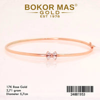 Gelang  Emas Bangkok Variasi Permata - 24081953 - 17K