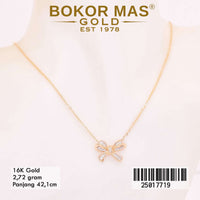 Kalung  Emas Variasi Pita - 25017719 - 16K
