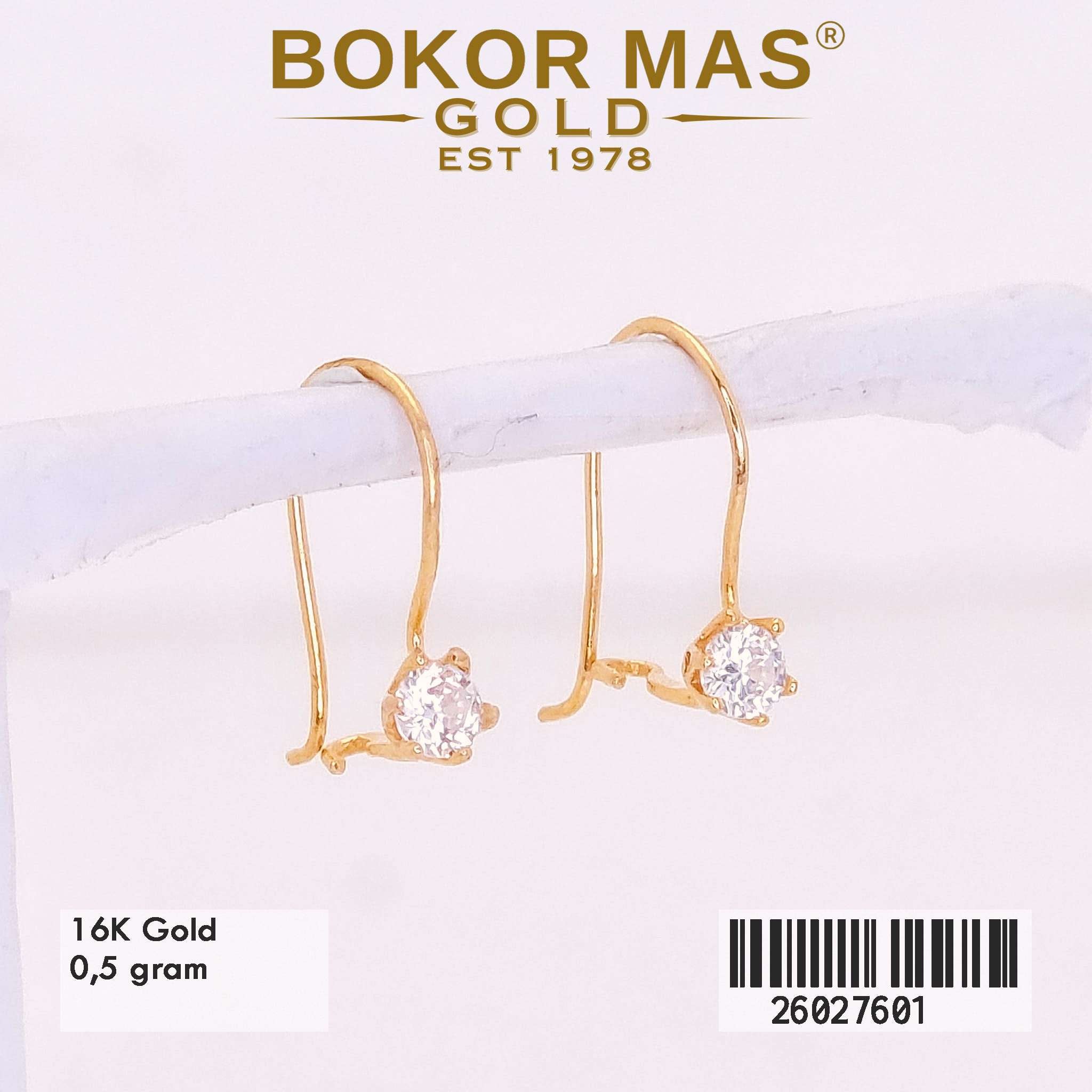  Anting Desi Model Permata - 26027601 - 16K