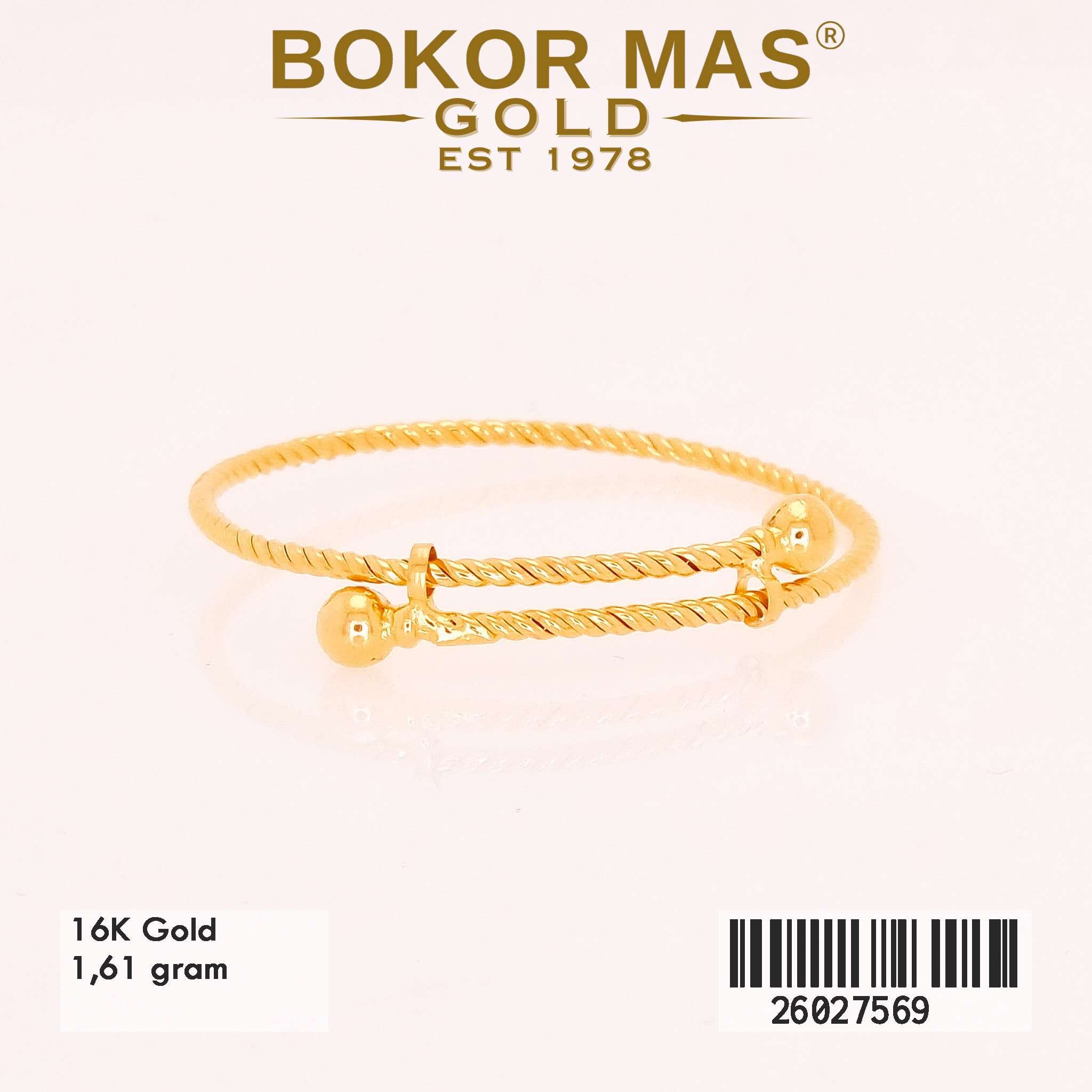  Gelang Kaku Anak Ongsrot Kuning - 26027569 - 16K