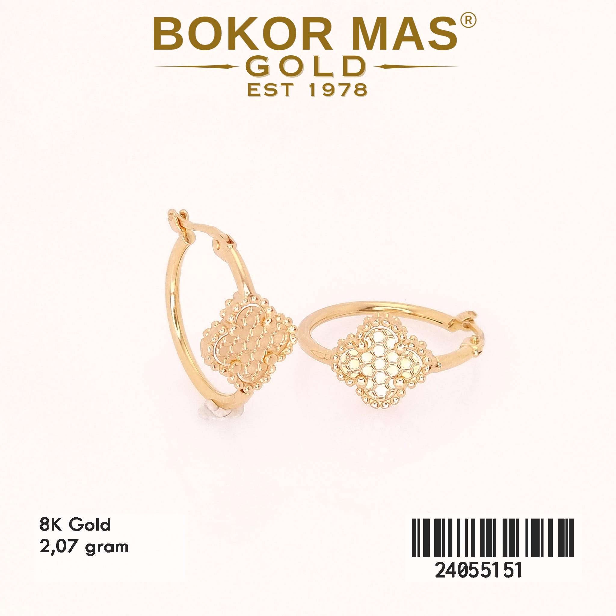 Anting Klip Variasi Clover Alhambra - 24055151 - 8K