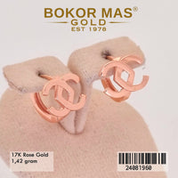 Anting Emas  Variasi Tanpa Permata - 24081960 - 17K