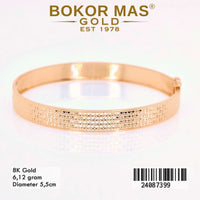 Gelang Emas  Bangkok Variasi Tanpa Permata - 24087399 - 8K