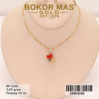 Kalung Emas Siyem Variasi Tata - 24054268 - 8K