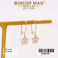 Anting Emas  Desi Bunga Variasi Permata - 24086990 - 16K