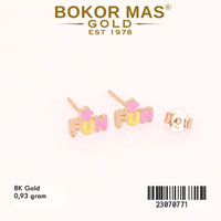 Giwang Emas Tusuk Variasi FUN - 23070771 - 8K