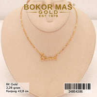 Kalung Emas Siyem Variasi Blessed - 24054386 - 8K