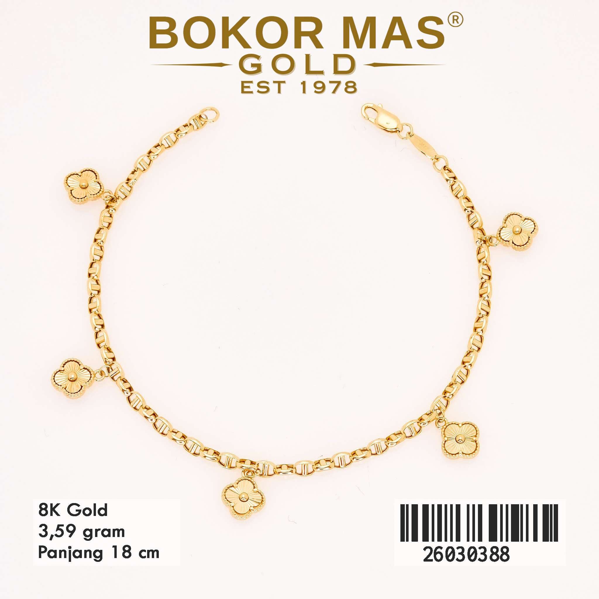  Gelang Rantai Variasi Mainan Bunga - 26030388 - 8K