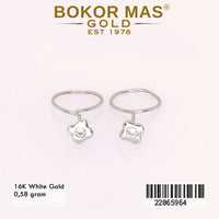 Anting  Emas Toge Variasi Permata - 22065964 - 16K