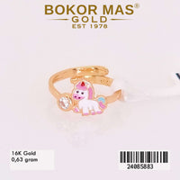Cincin Emas  Anak Ongsrot Variasi Boneka Kuda Pink - 24085883 - 16K