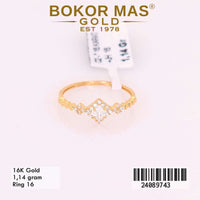 Cincin Emas  Variasi Permata - 24089743 - 16K