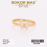 Cincin Variasi Permata Kupu - 26034608 - 8K