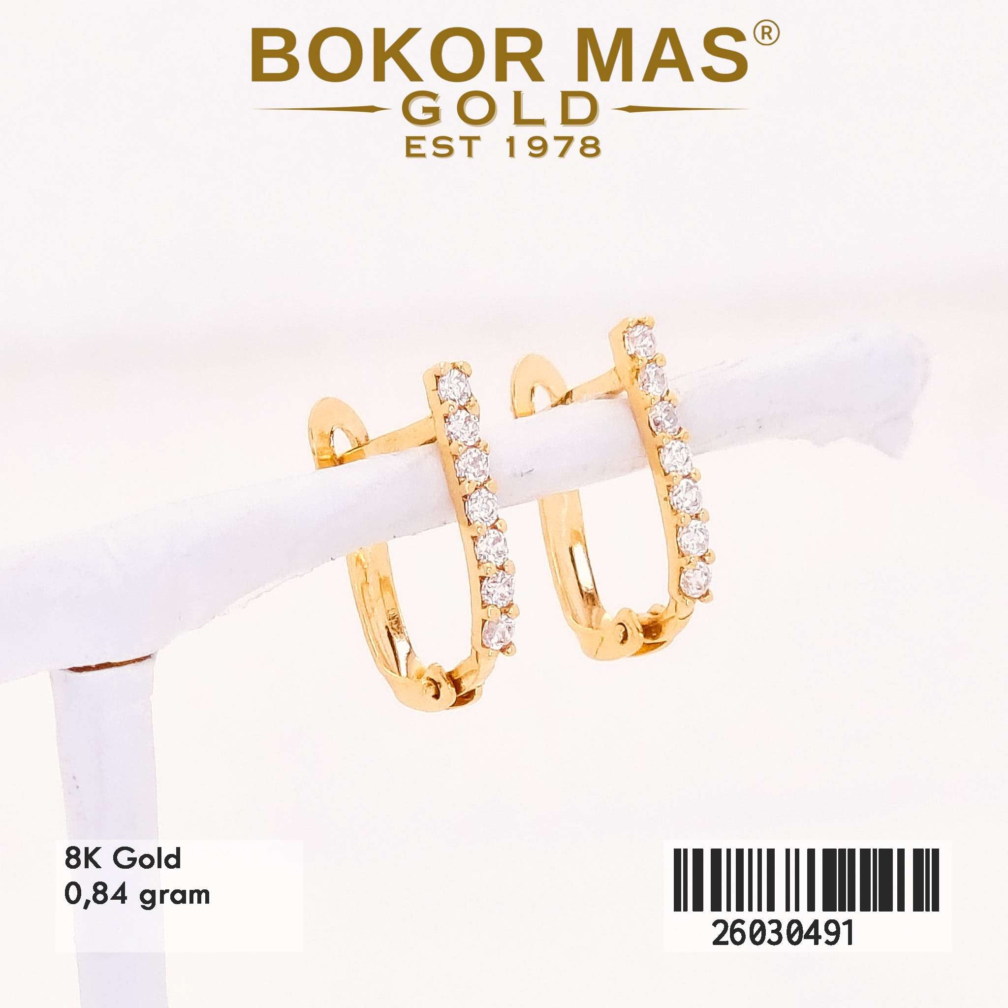 Anting Klip Variasi Permata - 26030491 - 8K