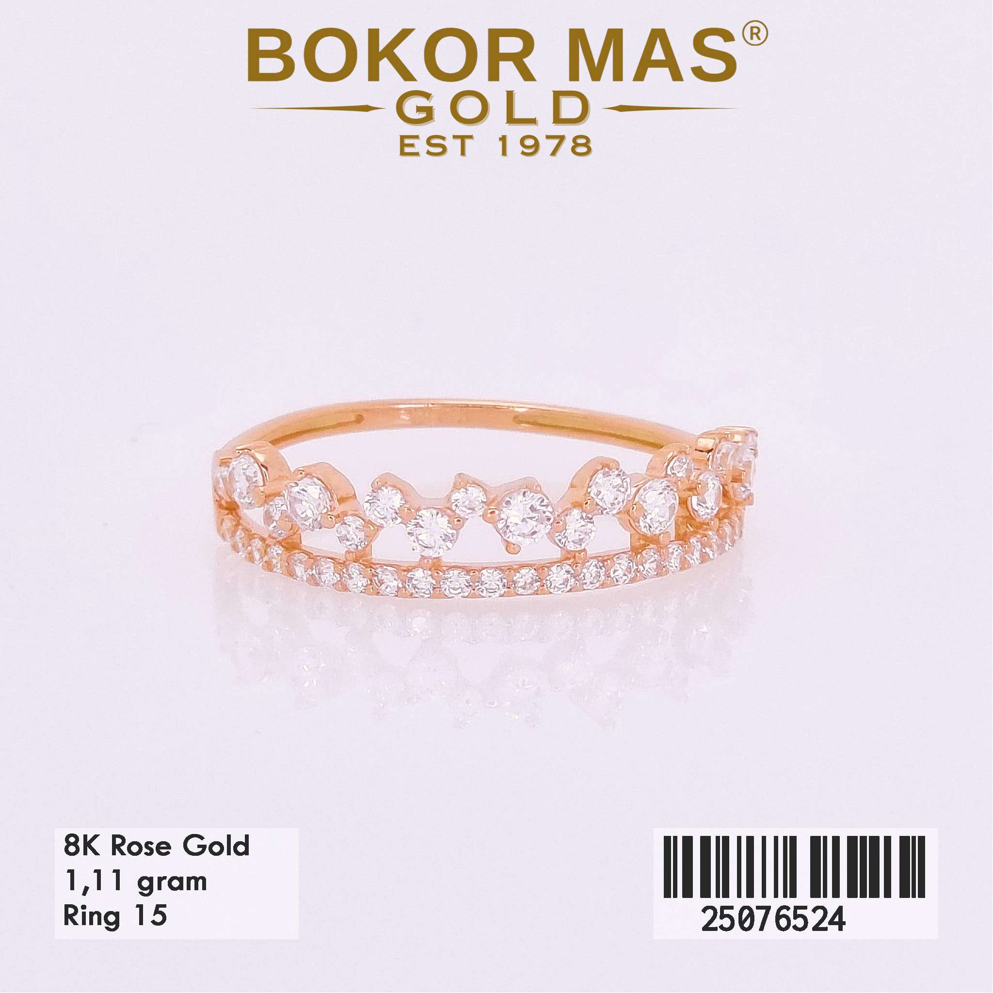 Cincin Variasi Permata - 25076524 - 8K
