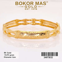 Gelang Emas Kaku Variasi Tanpa Permata - 24075832 - 8K