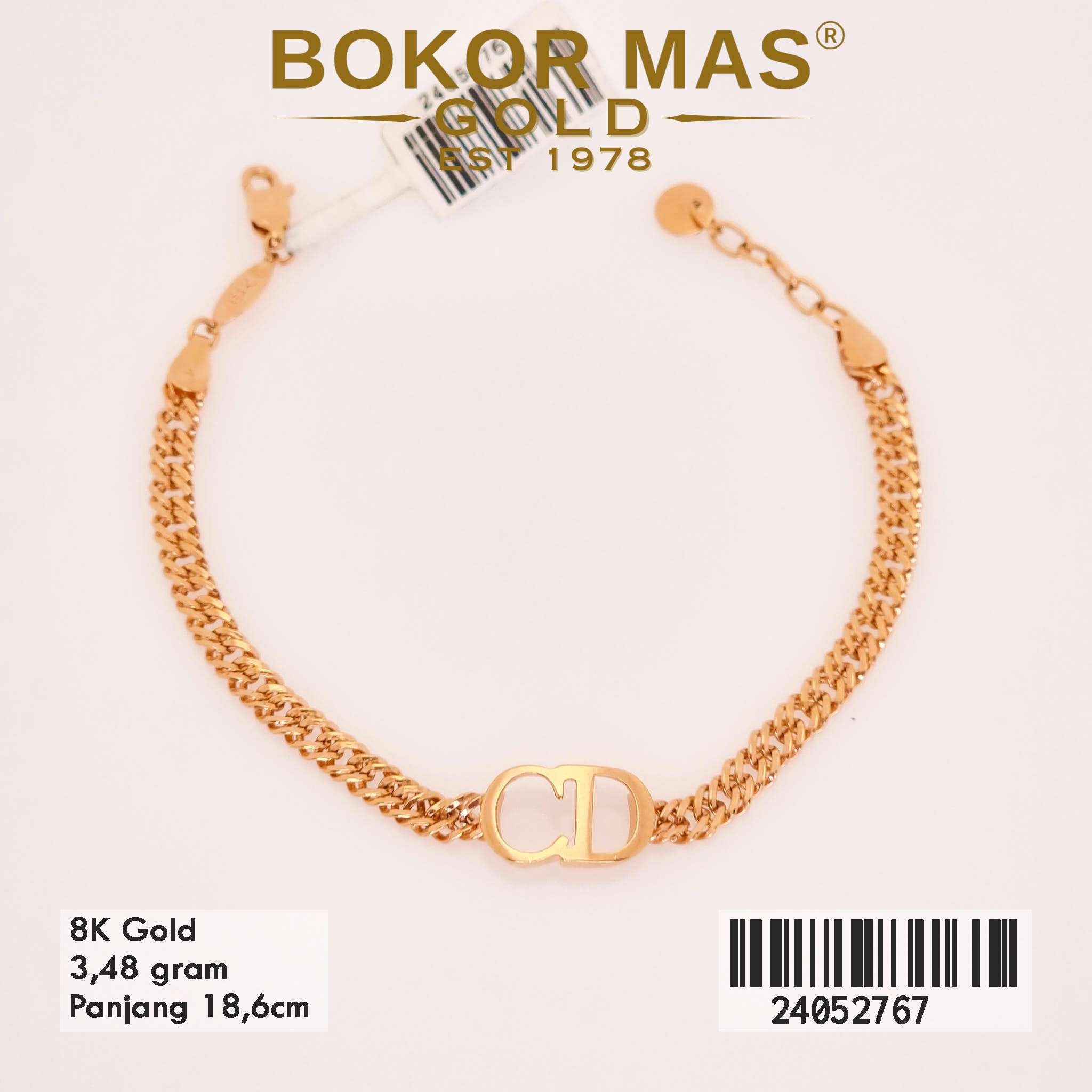 Gelang Rantai Variasi Model CD - 24052767 - 8K