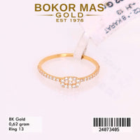 Cincin Emas Variasi Permata - 24073405 - 8K