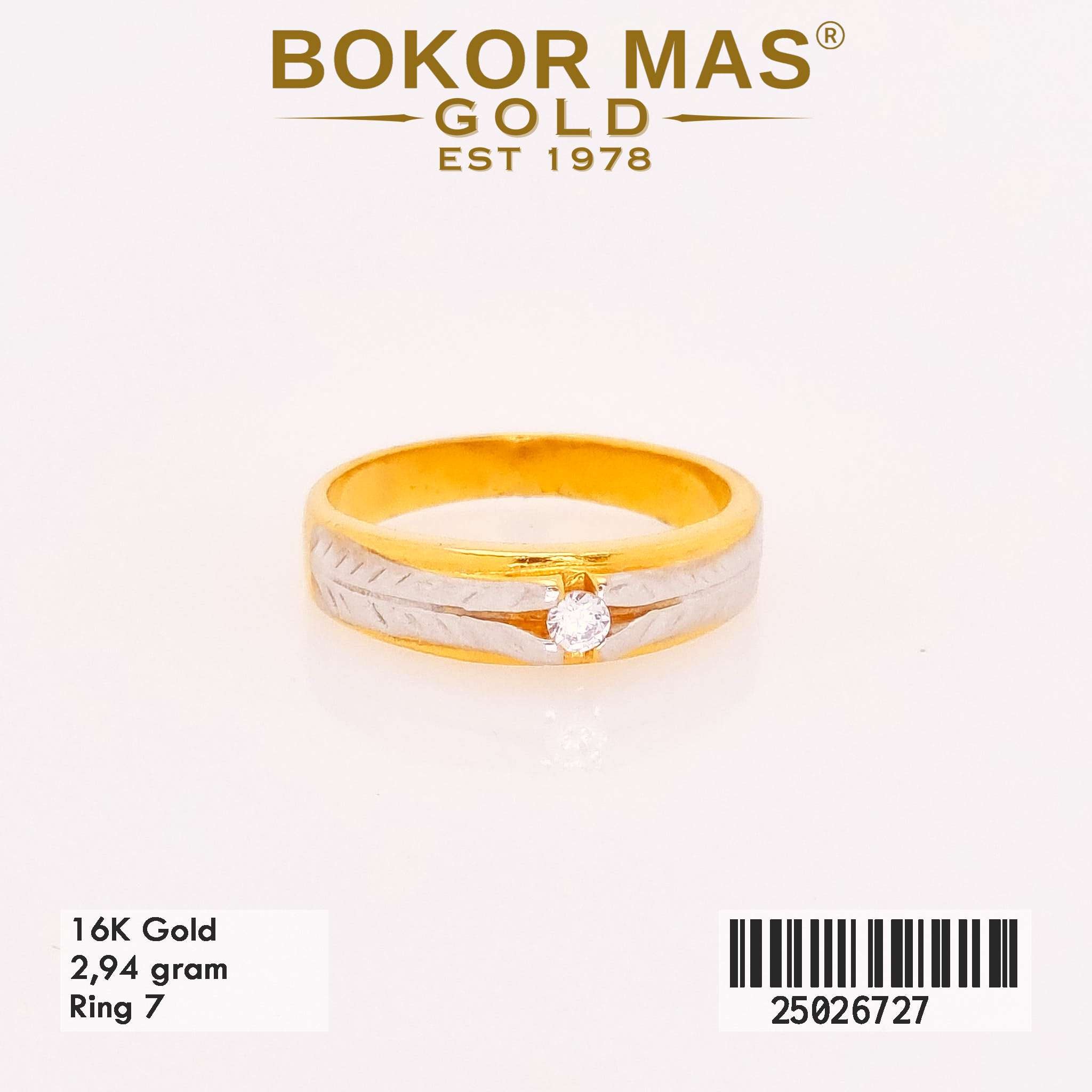 Foto Cincin Emas Asli Cincin Nikah Permata  - Perhiasan Asli Bokormas Gold