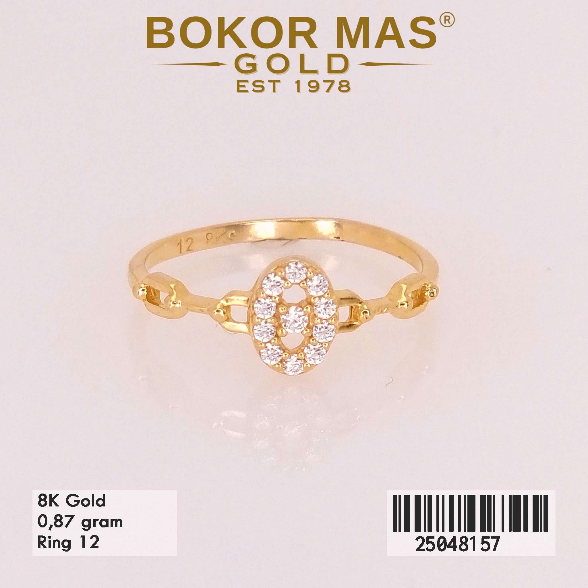 Cincin Variasi Permata - 25048157 - 8K