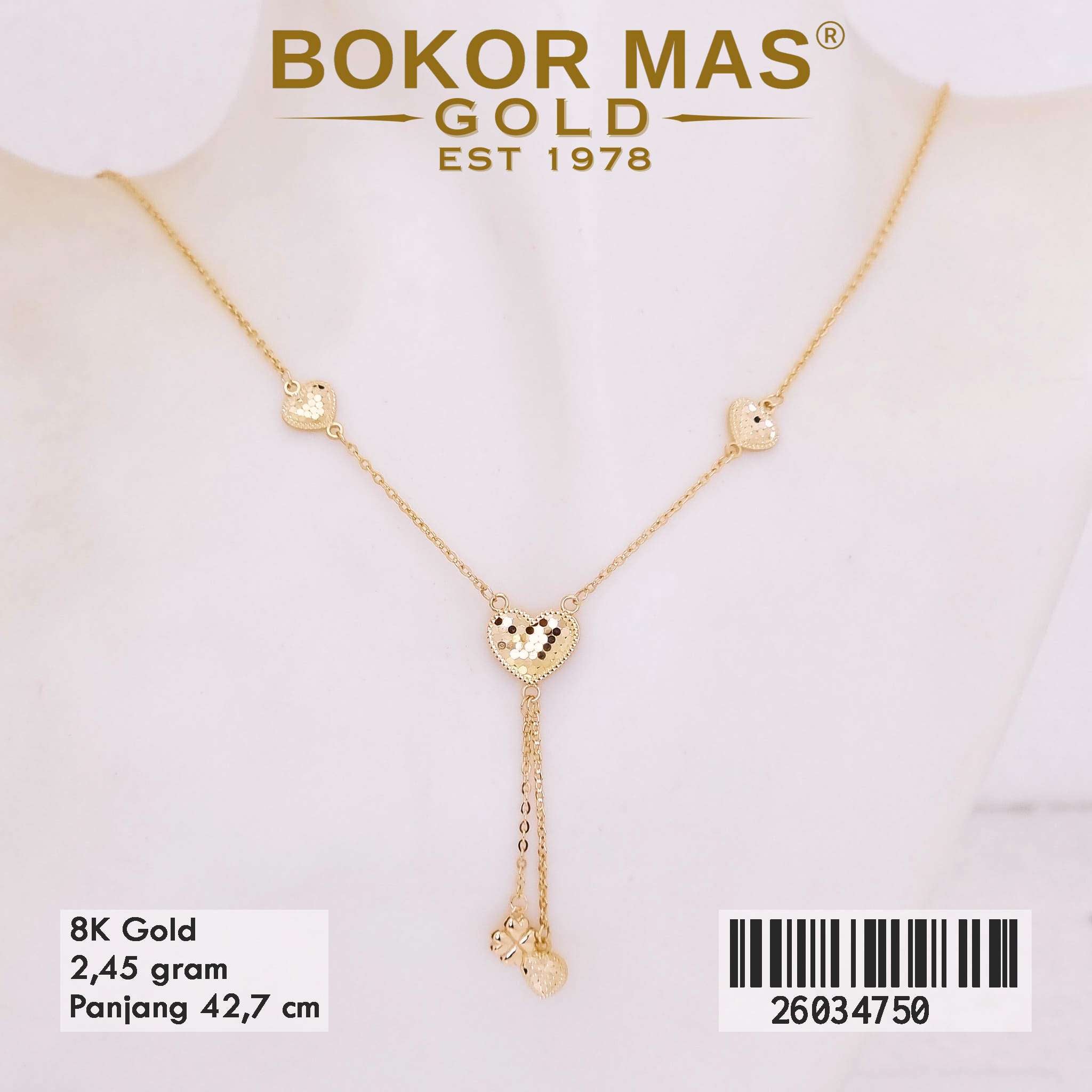  Kalung Siem Variasi Hati - 26034750 - 8K