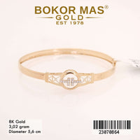 Gelang  Emas Bangkok Variasi Permata - 23070864 - 8K