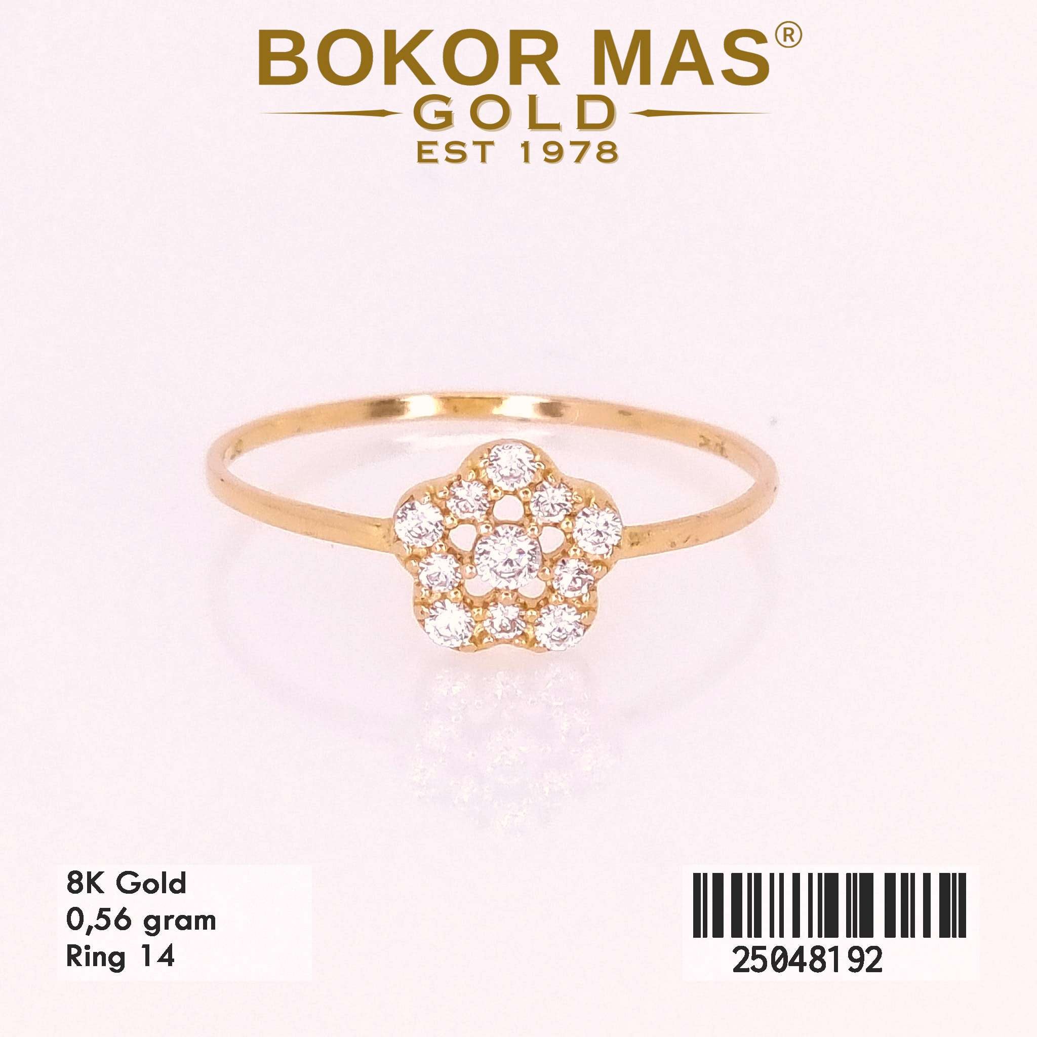 Cincin Variasi Bunga - 25048192 - 8K