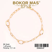 Gelang Emas Rantai Plakatau - 25048347 - 8K