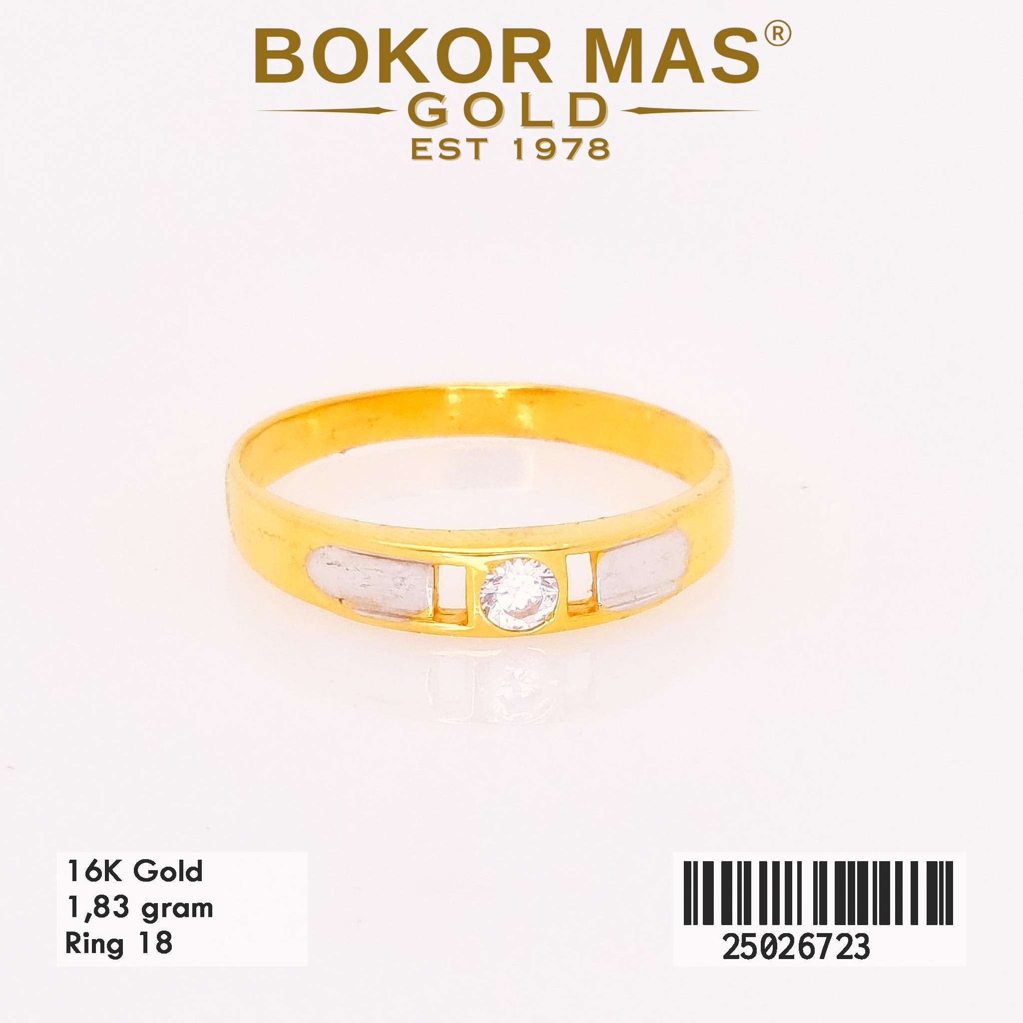 Foto Cincin Emas Asli Cincin Nikah Permata  - Perhiasan Asli Bokormas Gold