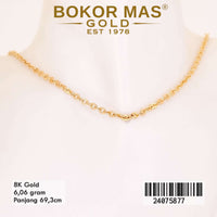 Kalung Emas Toscano Variasi Tanpa Permata - 24075877 - 9K