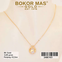 Kalung  Emas Variasi Hstone - 24087451 - 8K