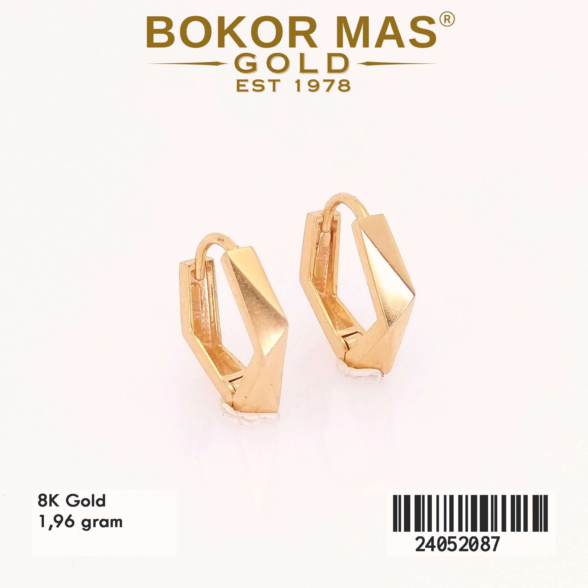 Anting Klip Variasi Tanpa Permata - 24052087 - 8K
