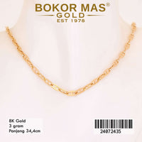Kalung Emas Anak Polos Variasi Tanpa Permata - 24072435 - 8K