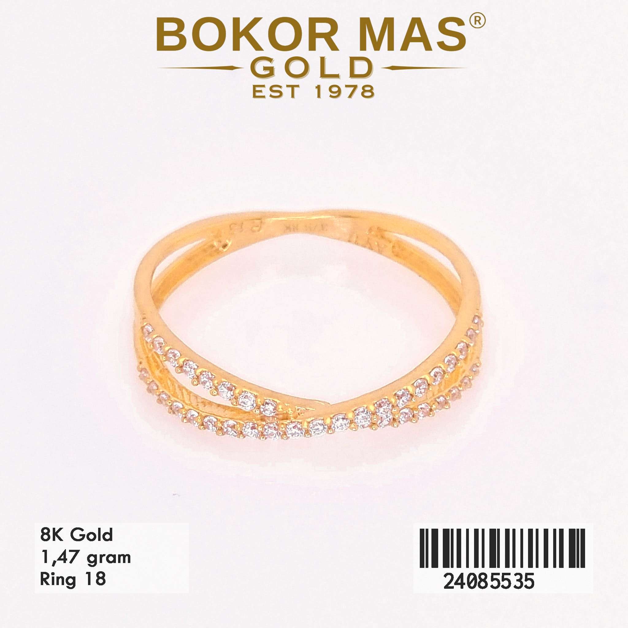 Cincin Variasi Permata - 24085535 - 8K