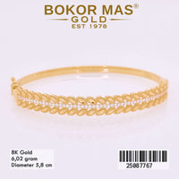 Gelang Kaku Variasi Daun - 25087767 - 8K