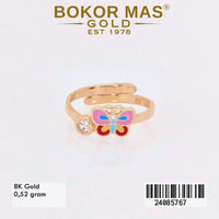 Cincin Emas  Anak Butterfly - 24085767 - 8K