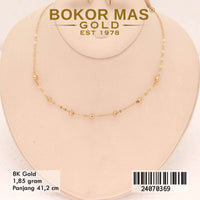 Kalung Emas Siyem Variasi Tanpa Permata - 24070369 - 8K