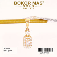 Liontin Emas Variasi Permata - 23079452 - 8K