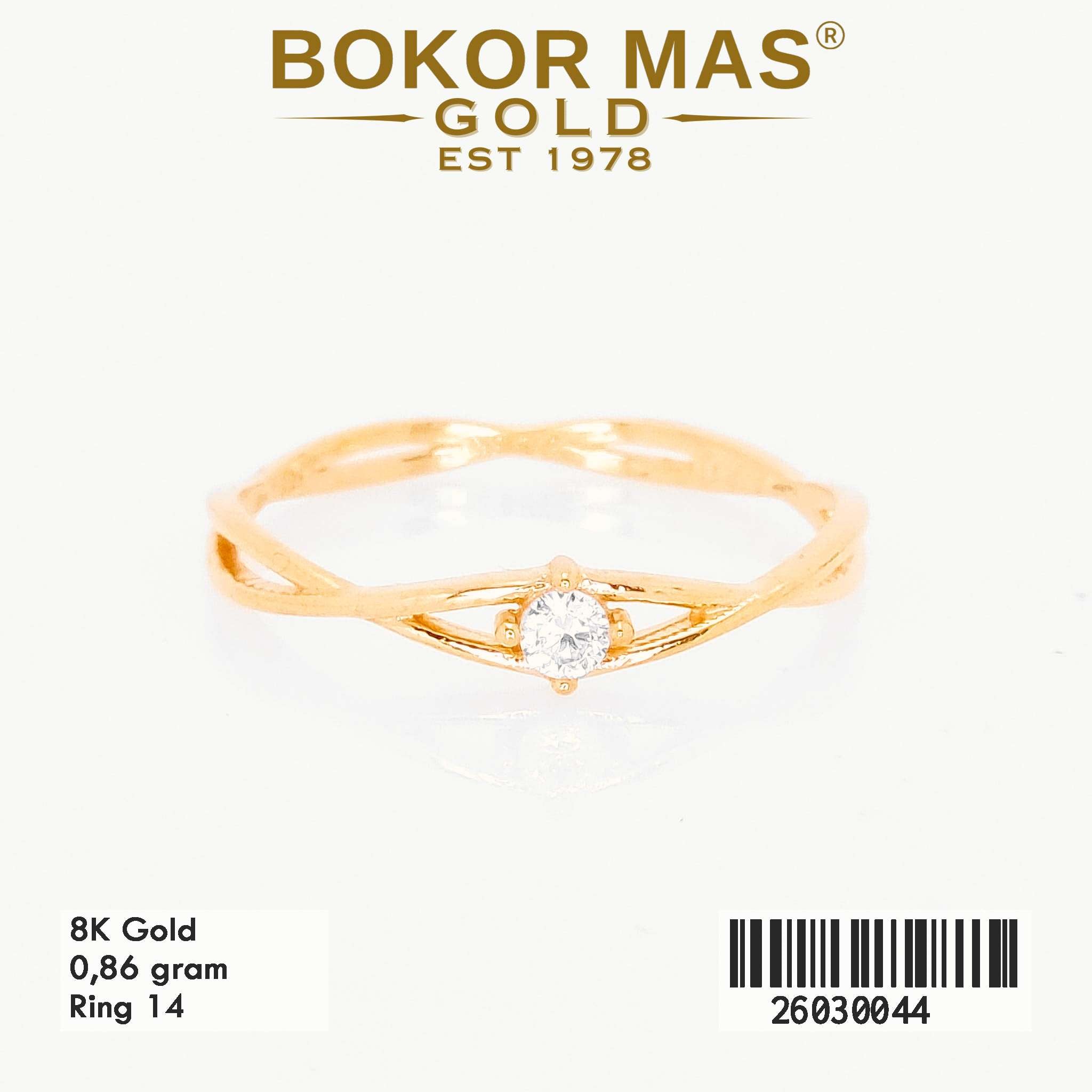  Cincin Variasi Solitaire - 26030044 - 8K