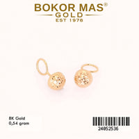 Anting Emas Toge Variasi Tanpa Permata - 24052536 - 8K
