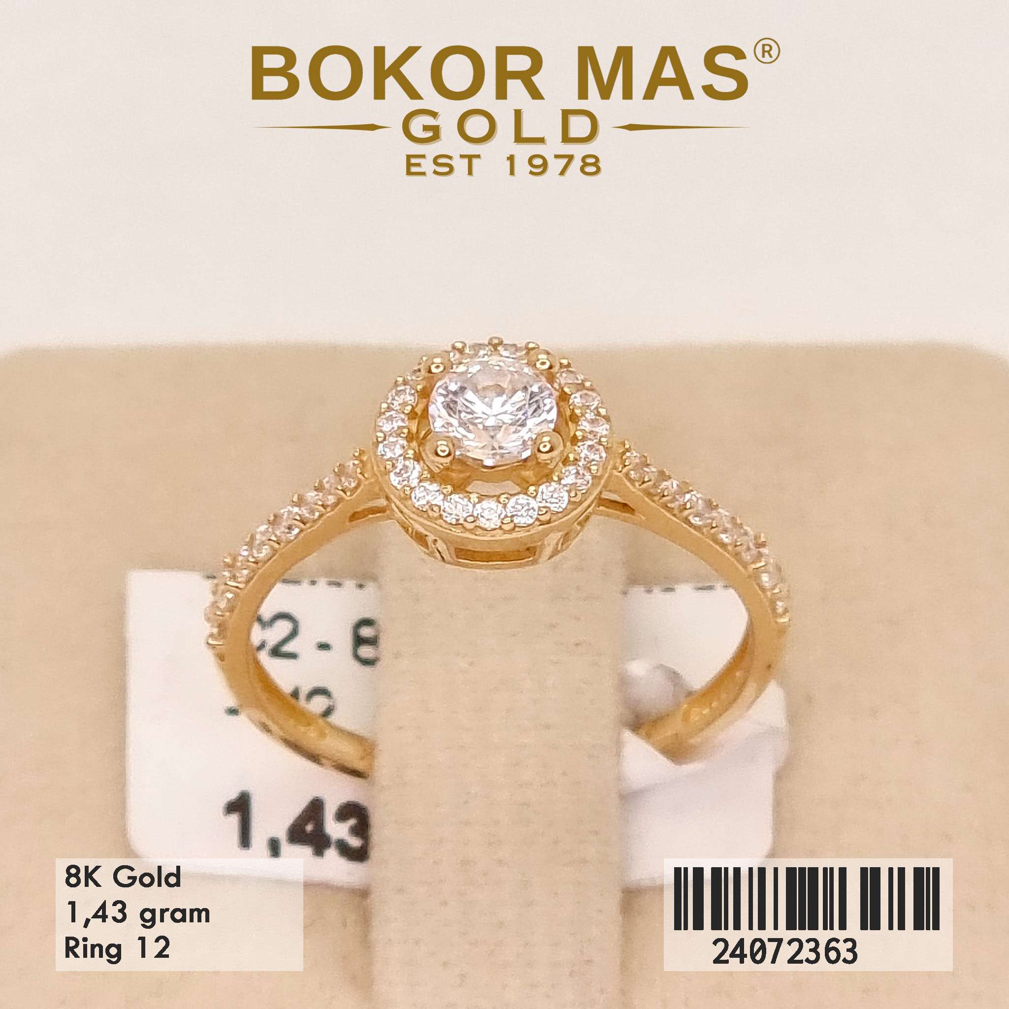 Cincin Variasi Permata - 24072363 - 8K