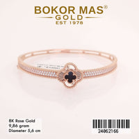 Gelang Emas  Bangkok Variasi Clover Permata - 24062166 - 8K