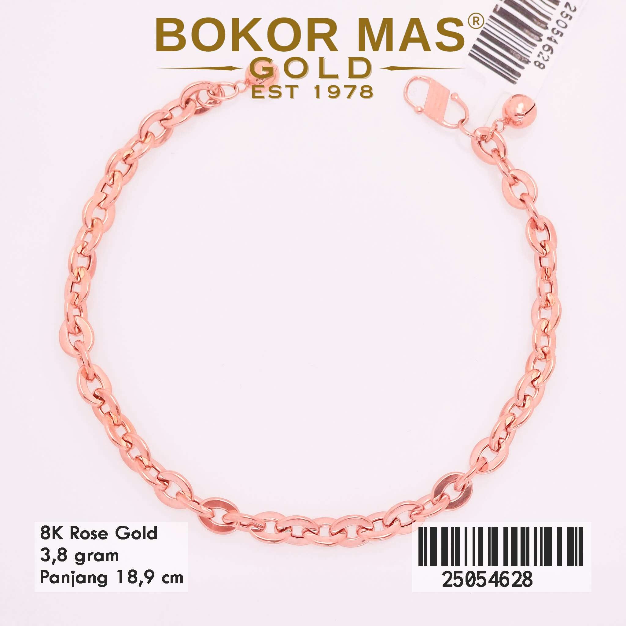Gelang Emas Rantai Hollotifani Variasi Mainan - 25054628 - 8K