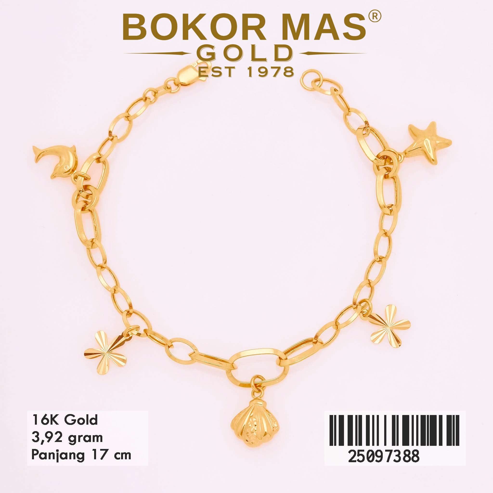  Gelang Rantai Variasi Bintang - 25097388 - 16K