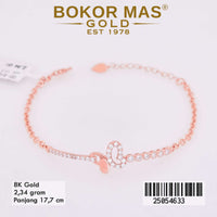 Gelang Emas Rantai Variasi Permata - 25054633 - 8K