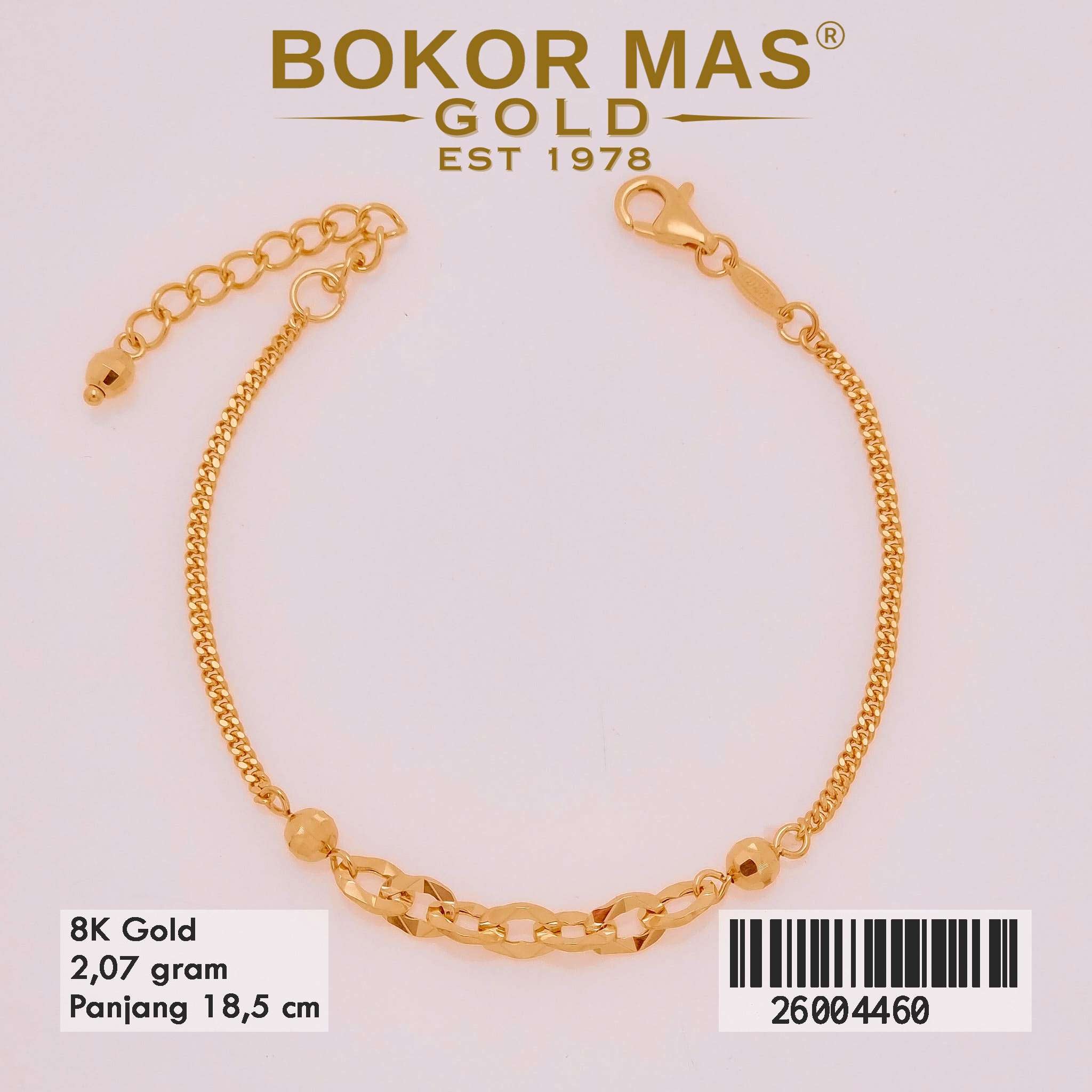  Gelang Rantai Variasi Holotiny -  26004460 - 8K