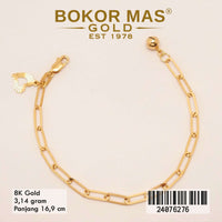 Gelang Emas Rantai Variasi Tiger - 24076276 - 8K