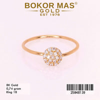 Cincin Emas Variasi Permata - 25048139 - 8K